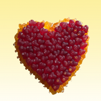 Gummibären-Herz "Süße Liebeserklärung" – vegan & unwiderstehlich (330g)